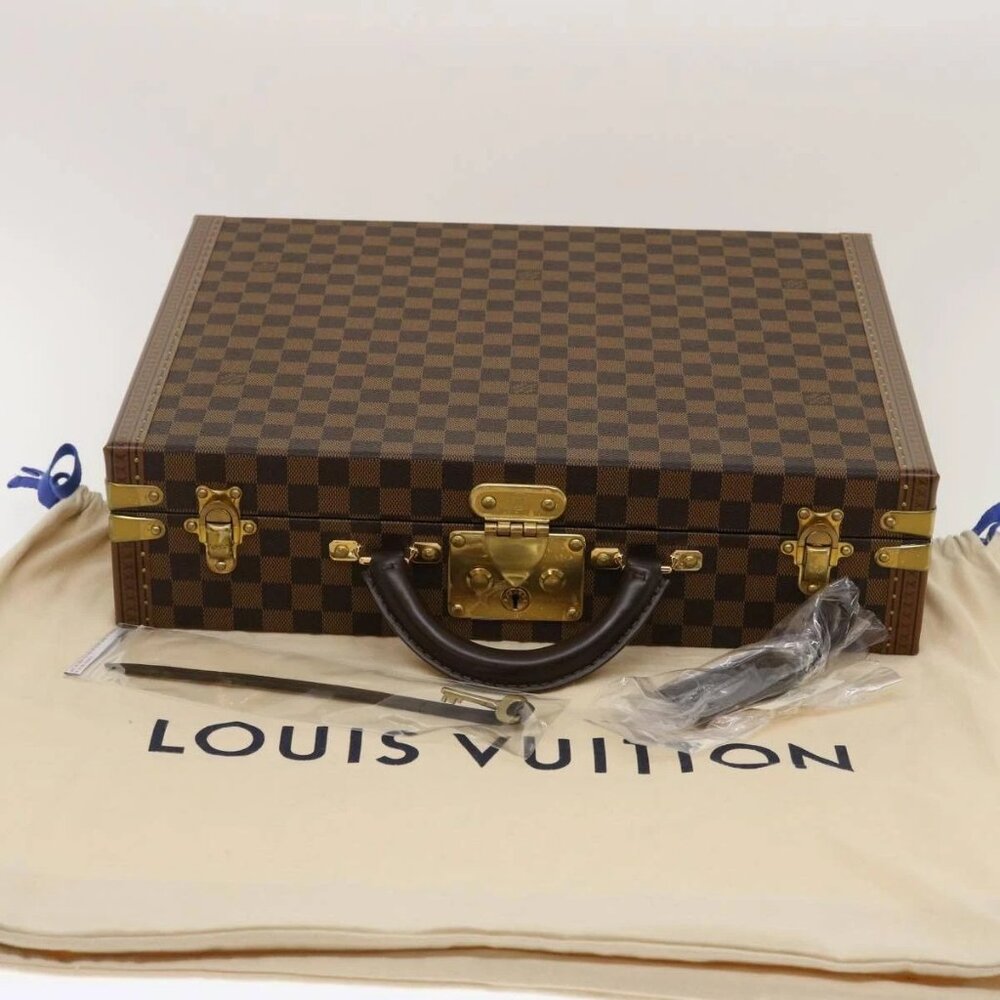 LOUIS VUITTON Damier Ebene President Trunk SPO N47500 LV Auth 29584SM - Picture 13 of 16